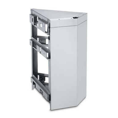 Crown Verity Infinite Series, 45-degree corner cabinet, modular outdoor kitchen, corner module, stainless steel