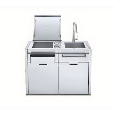 Crown Verity Beverage Center, front view of modular infinite series