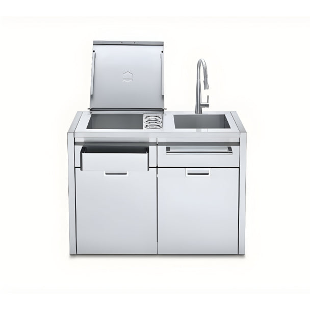 Crown Verity Beverage Center, front view of modular infinite series