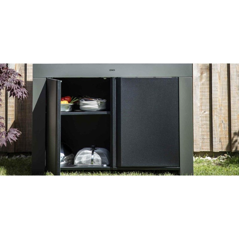 ENO Felix Cart, Outdoor Kitchen, Cooking, Patio, Lifestyle Image, Front View