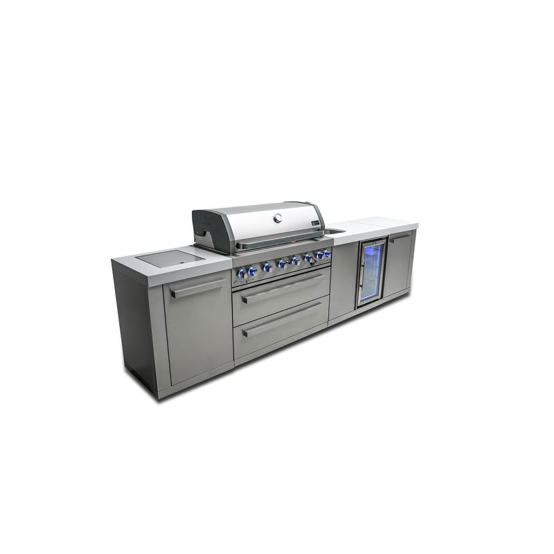 Mont Alpi 805 Island with Beverage Center Outdoor Kitchen