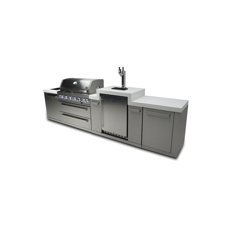 Mont Alpi 805 Island with Kegerator Outdoor Kitchen