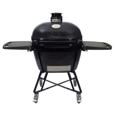 Primo Oval XL 400 Ceramic Grill in Cradle front view