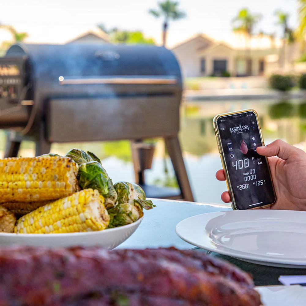 Louisiana Grills 1000 Black Label Series Pellet Grill with WIFI Control