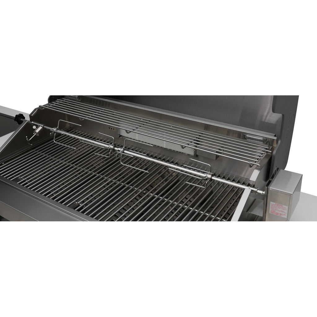Mont Alpi 805 Black Stainless Steel Island with 90 Degree Corner and Beverage Center