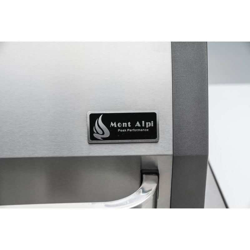 Mont Alpi 805 Island 90 Degree Corner and Beverage Center Outdoor Kitchen