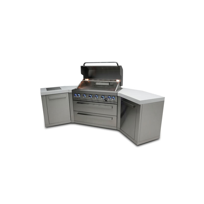 Mont Alpi 805 Island with 45 Degree Corners Outdoor Kitchen