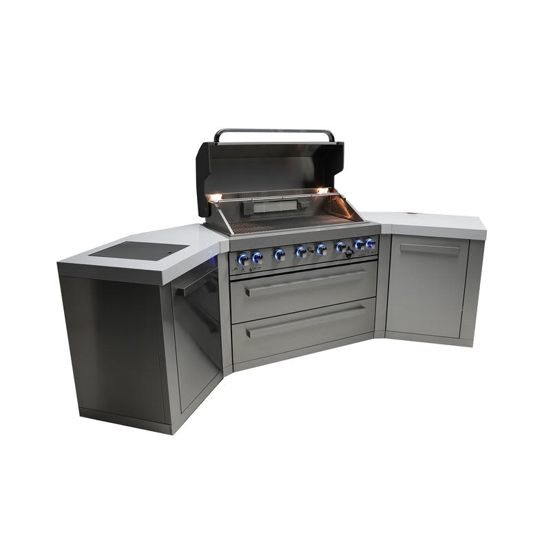 Mont Alpi 805 Island with 45 Degree Corners Outdoor Kitchen