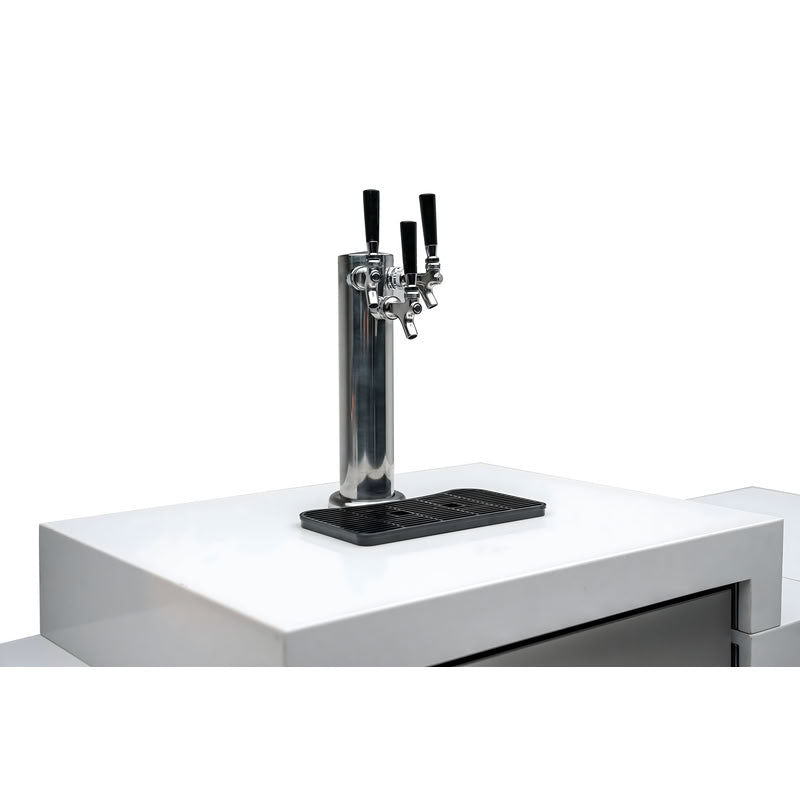 Mont Alpi 805 Island 90 Degree Corner and Kegerator Outdoor Kitchen