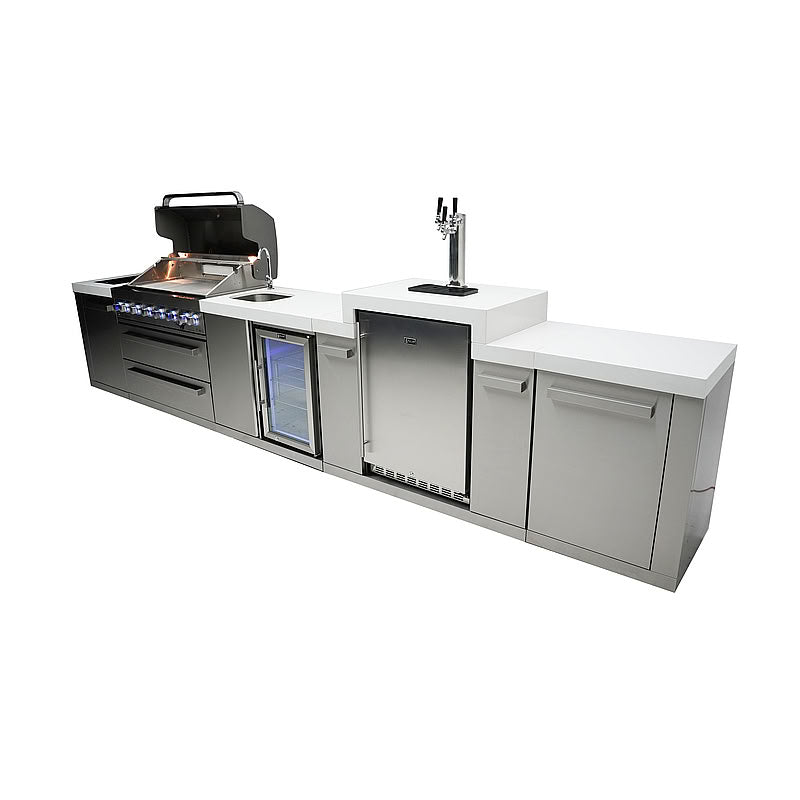 Mont Alpi 805 Island Kegerator and Beverage Center Outdoor Kitchen