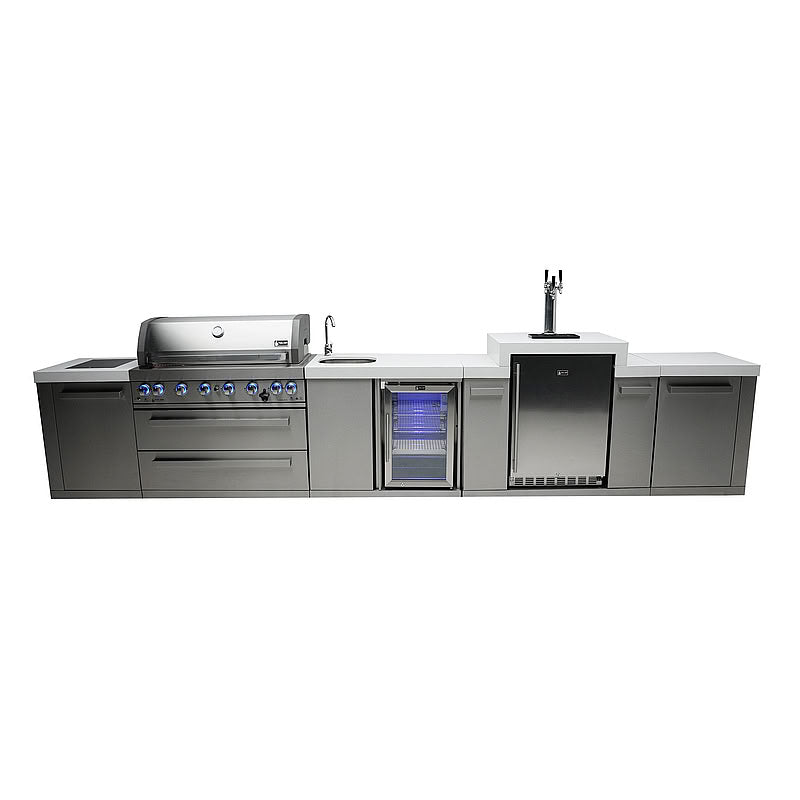 Mont Alpi 805 Island Kegerator and Beverage Center Outdoor Kitchen