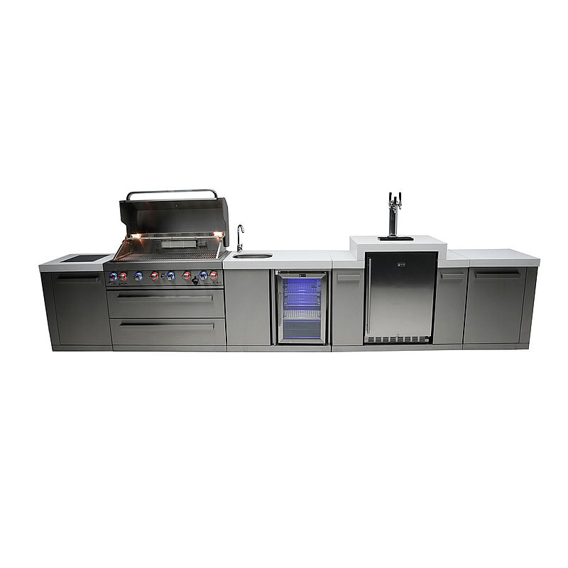 Mont Alpi 805 Island Kegerator and Beverage Center Outdoor Kitchen