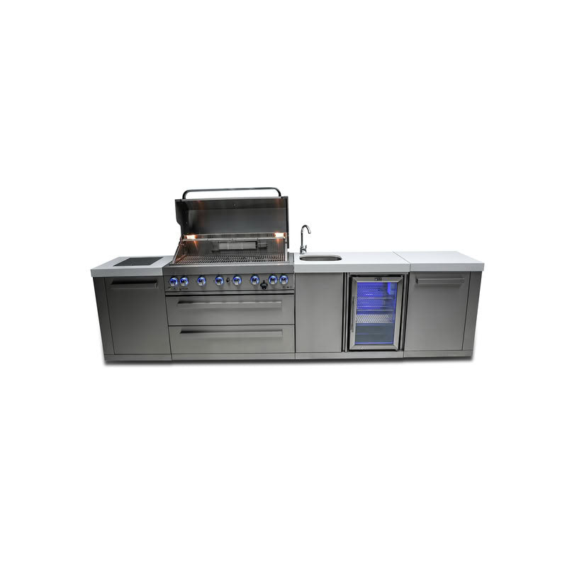 Mont Alpi 805 Island with Beverage Center Outdoor Kitchen