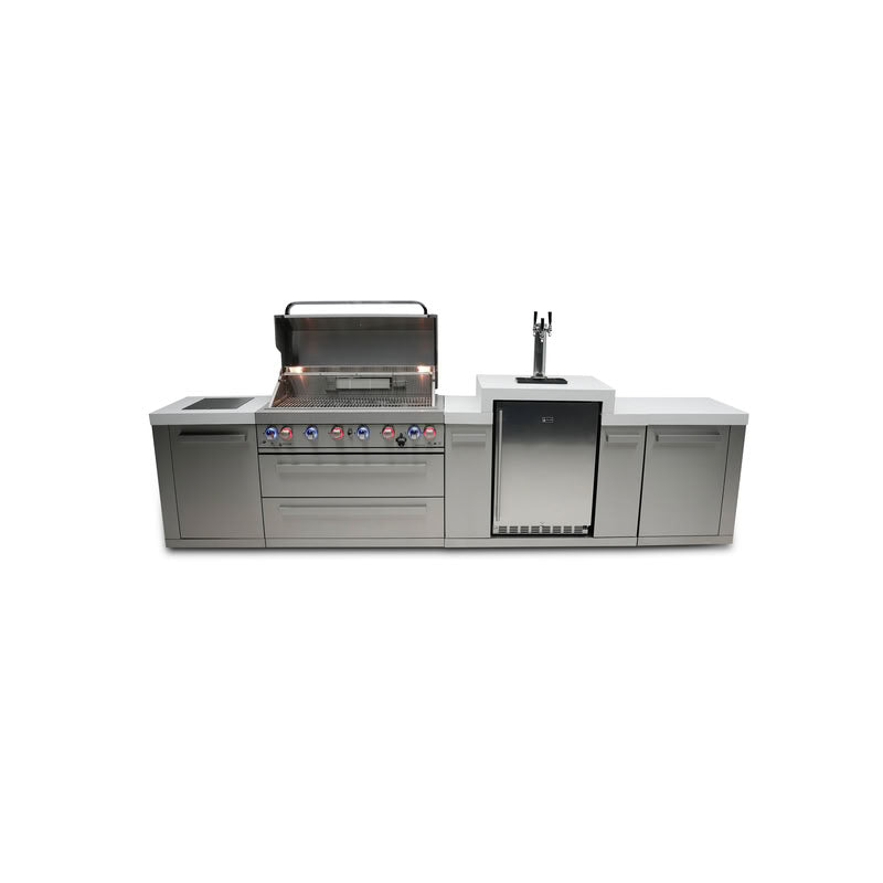 Mont Alpi 805 Island with Kegerator Outdoor Kitchen