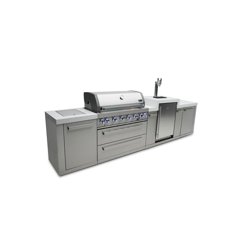 Mont Alpi 805 Island with Kegerator Outdoor Kitchen