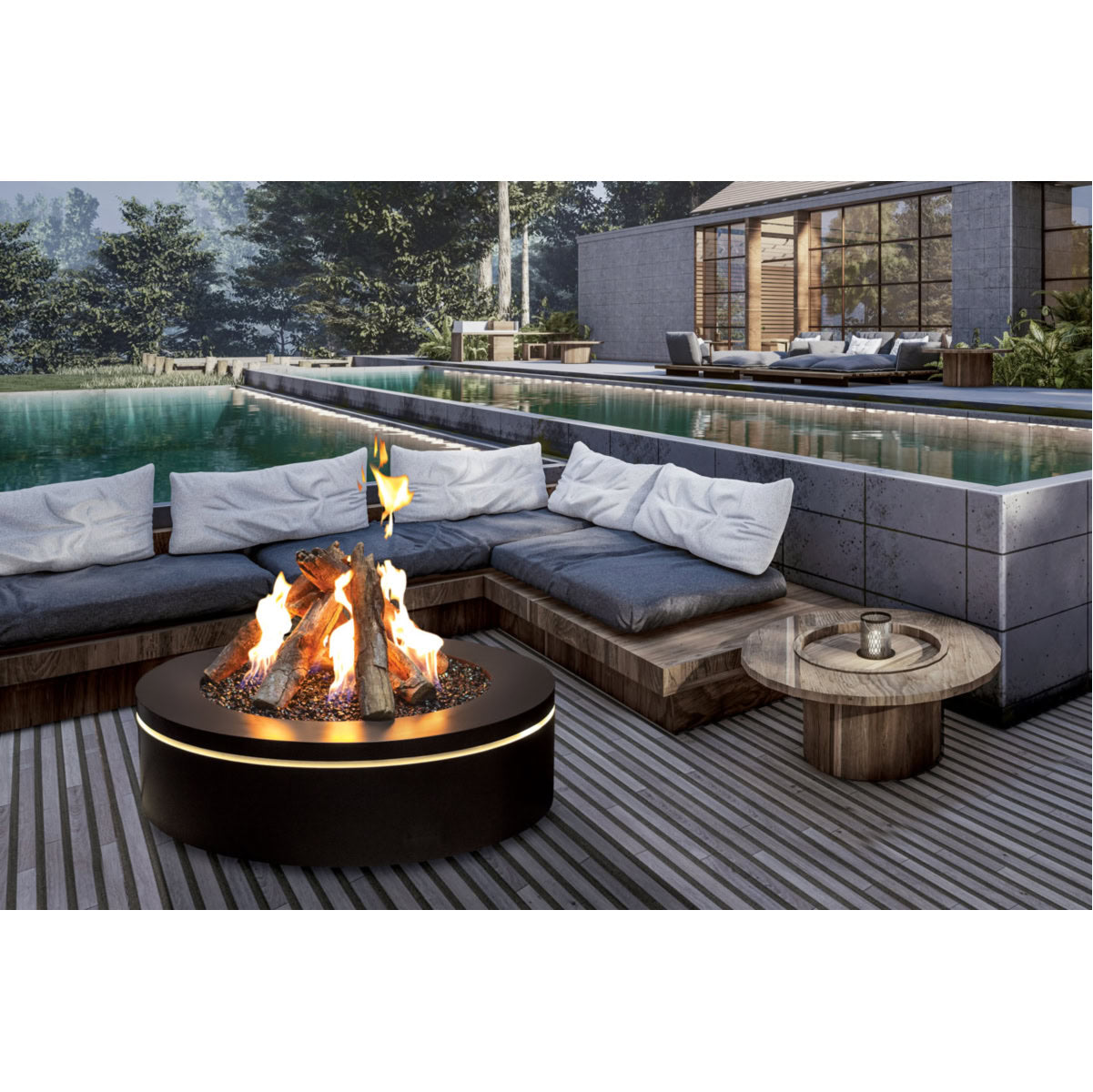 Urbana Halo Gas Fire Pit