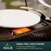 Halo Versa 16 Outdoor Pizza Oven featuring rotating cordierite stone and infrared burner for even crispy crust cooking.