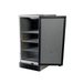 Outdoor refrigerator 15" with open door showing spacious interior and adjustable shelving.