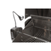 Integrated grill light mounted inside Jackson Grills Supreme built-in gas grill for illuminated cooking.