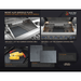 Mont Alpi griddle plate accessory demonstration showing reversible cast iron griddle, grease management system, and installation options for 4-burner and 6-burner grills.