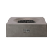 Pyromania Tao fire table with built-in ignition control panel and lava rocks.